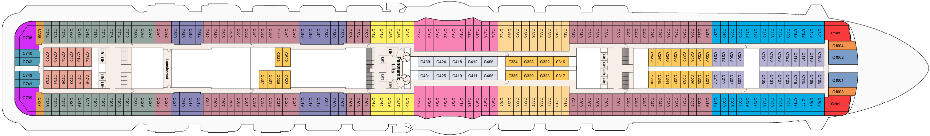 Princess Cruises Discovery Princess Deck 10 - Caribe.png